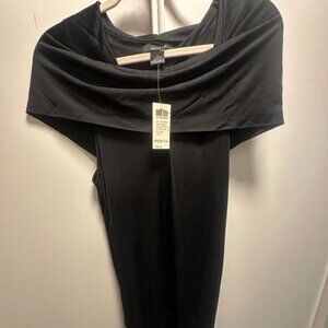 Arden B Black Cowl Neck Sleeveless Dress Size M NWT